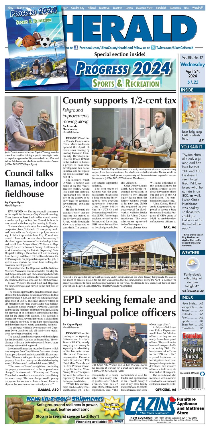 E-Editions - Uinta County Herald