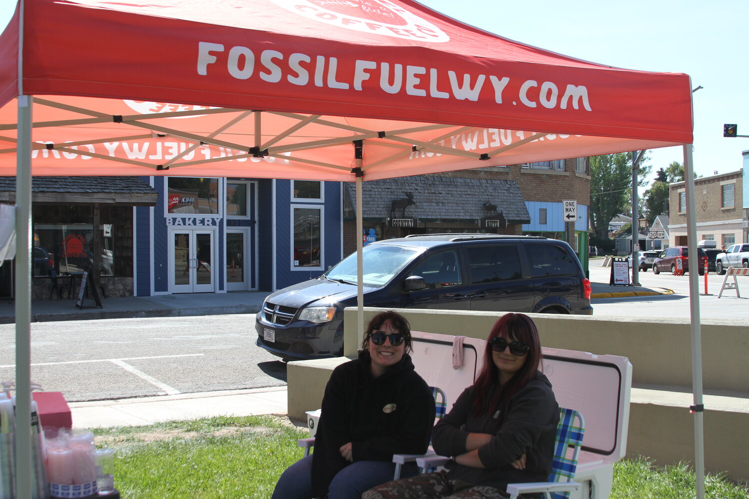 Fossil Fuel Coffee Co. donated soda and cookies at Outdoor Discovery Days event.