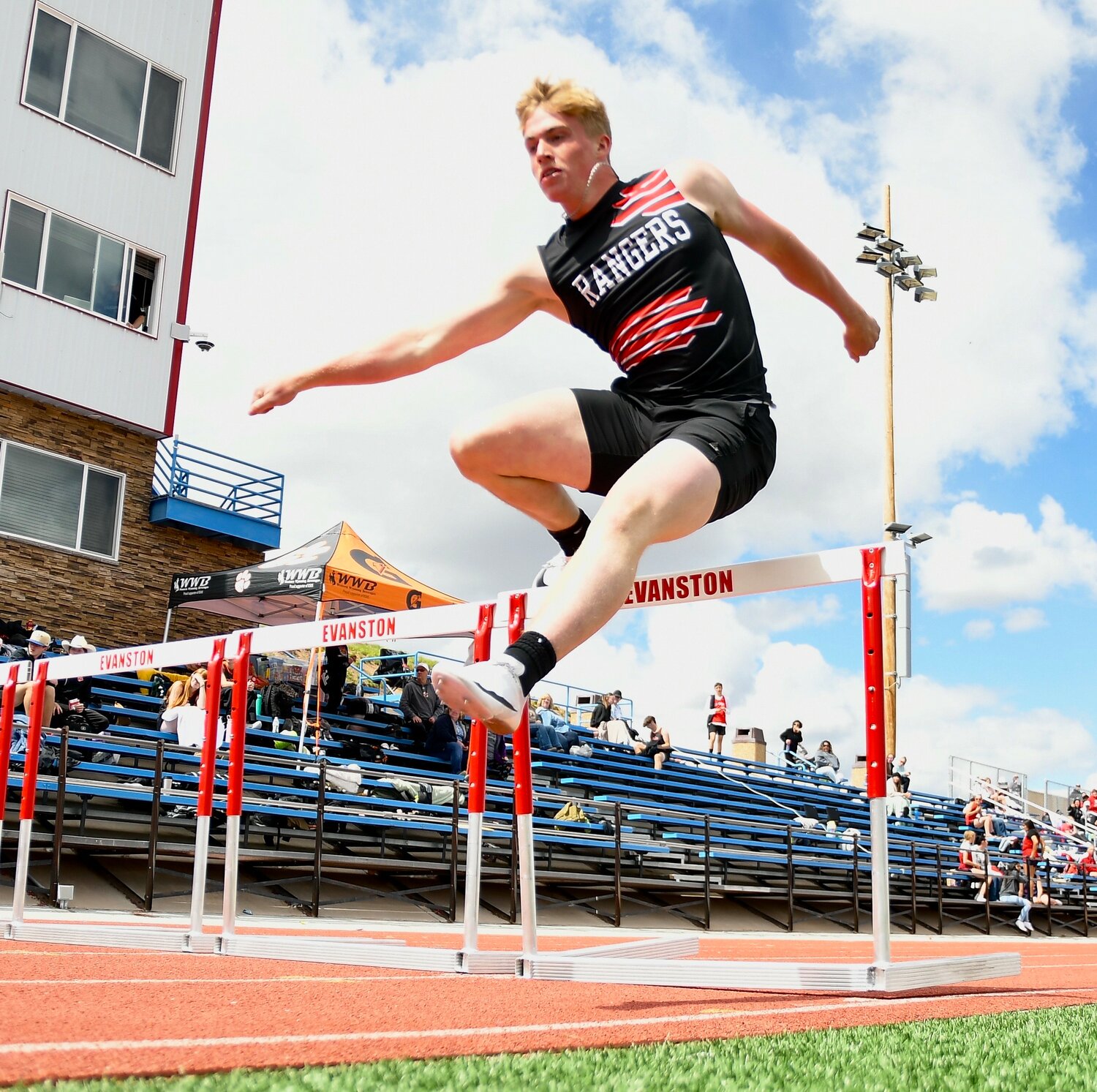 Ranger hurdler Colter Krell finished fifth in the 300 hurdles at last week’s Schuler Invite in Evanston, with a time of 45.30.