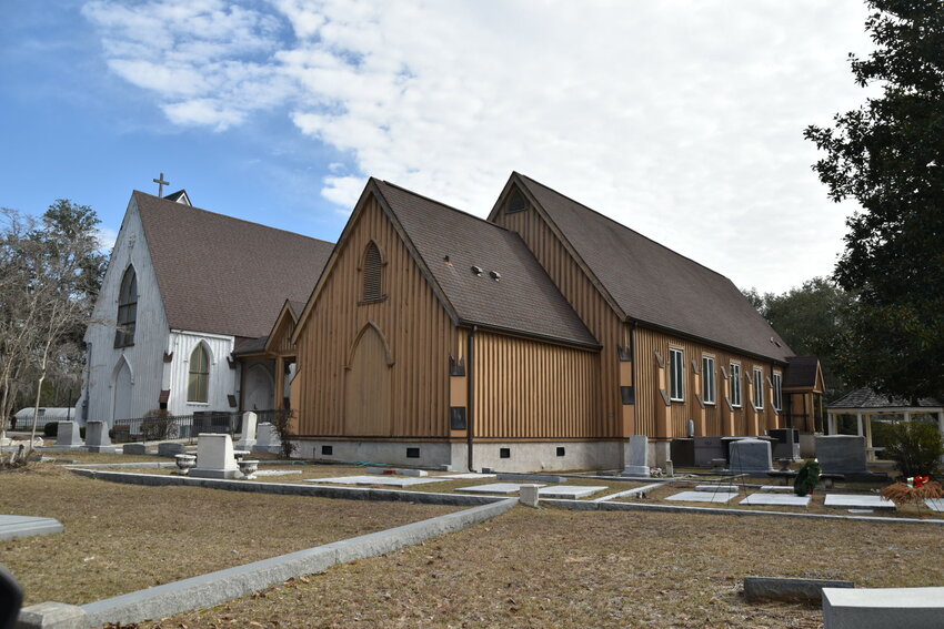 Some residents expressed concern after seeing the Church of the Holy Apostles painted white, but church officials said that's just a primer.