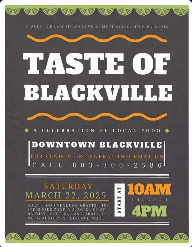 Taste of Blackville Flyer