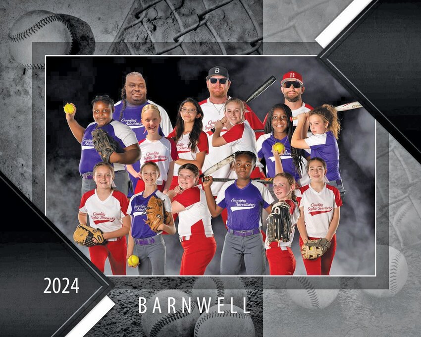 The Barnwell Ponytails All-Star team includes the top players from the regular recreational season. 