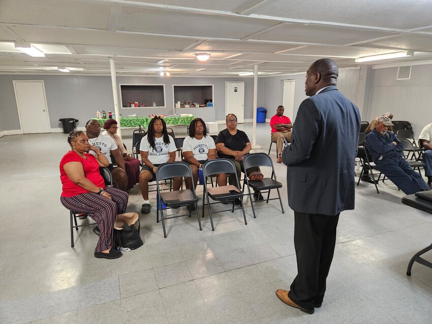 Mr. Al Jenkins speaking to the youth.