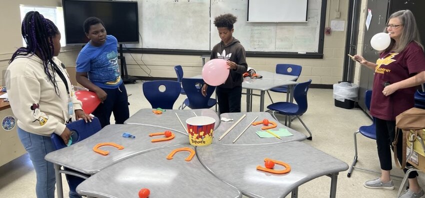 Circuits were one of the many classes offered during the summer camp. Taught by Junior Counselor and Williston-Elko alumni Gabe Refugia, students learned the basics as well as some advanced skills.