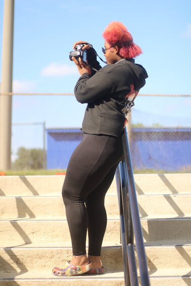 Photography was one of the many courses offered during the summer camp. Students learned the basics of photography and left with their own photo portfolio. 