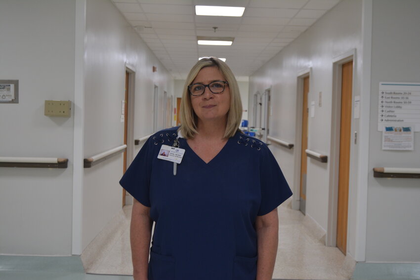 Becky Rowell, the Director of Nursing at the Allendale County Hospital, said the pandemic took a toll on many nurses in the hospital, which saw three staff members die of COVID-19.