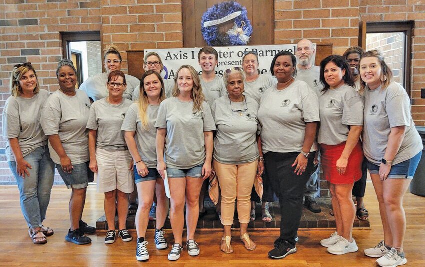 Axis I Center staff helped make the event a success and work daily to help those struggling with addictions.