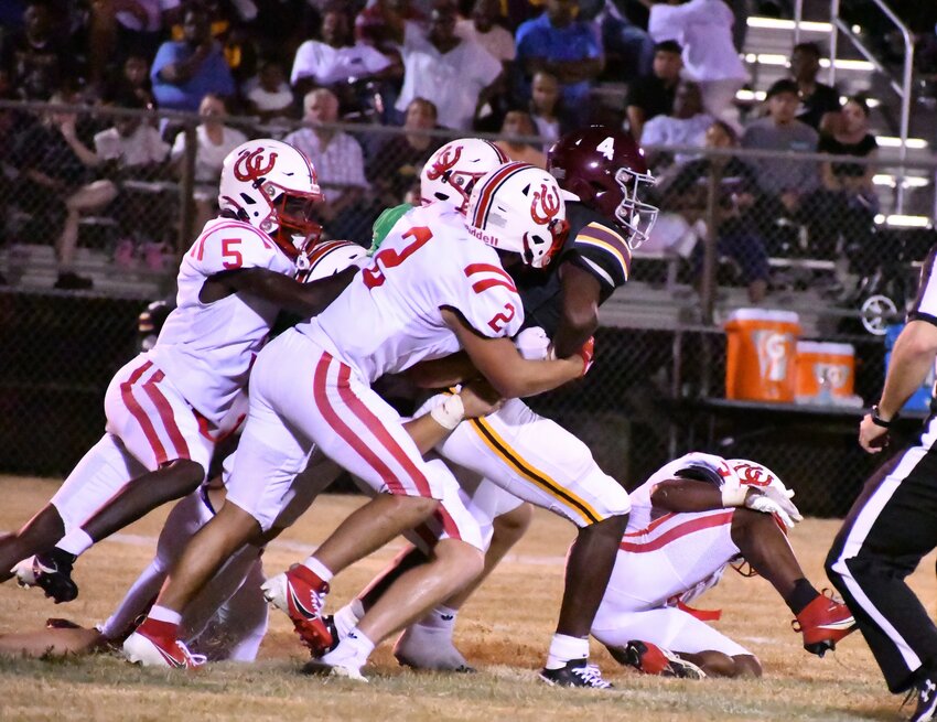 The Barnwell defense played tough all night against an explosive Blackville-Hilda team. Logan Sturkie had 10 tackles including 2 sacks.