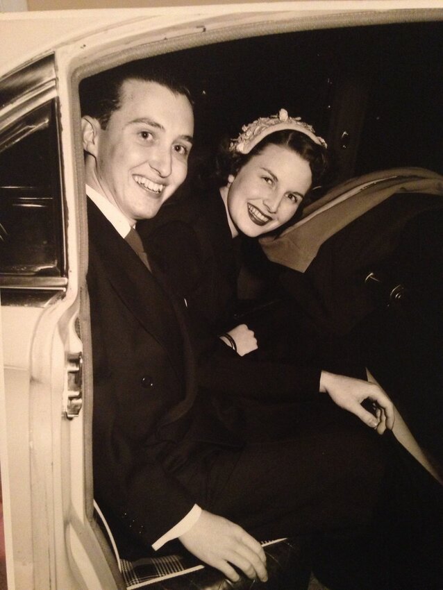 Cecil and Ione Broadwater on their wedding day. They were married for 50 years.