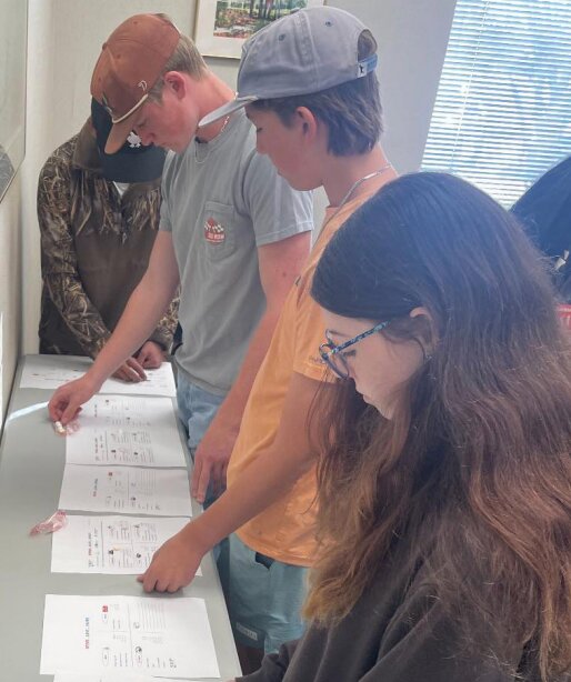 Financial literacy students at Barnwell High School take part in interactive activities called "Spend, Save & Share" at SRP Federal Credit Union.