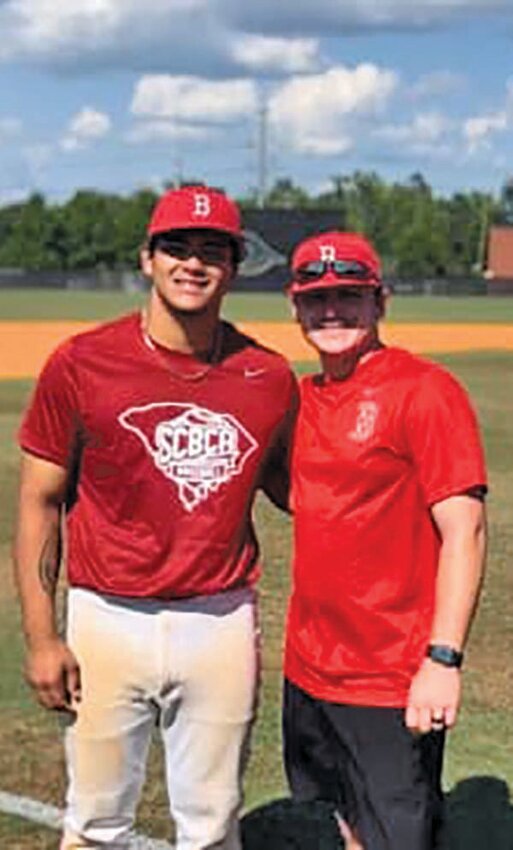 Jaevin Santos represented Barnwell High School baseball as a member of the South All-Star team May 28-29. The final score was South-9, North-6.