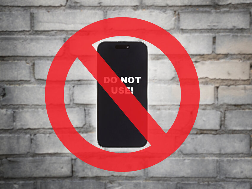 Students are no banned from using their cell phones during the school day.