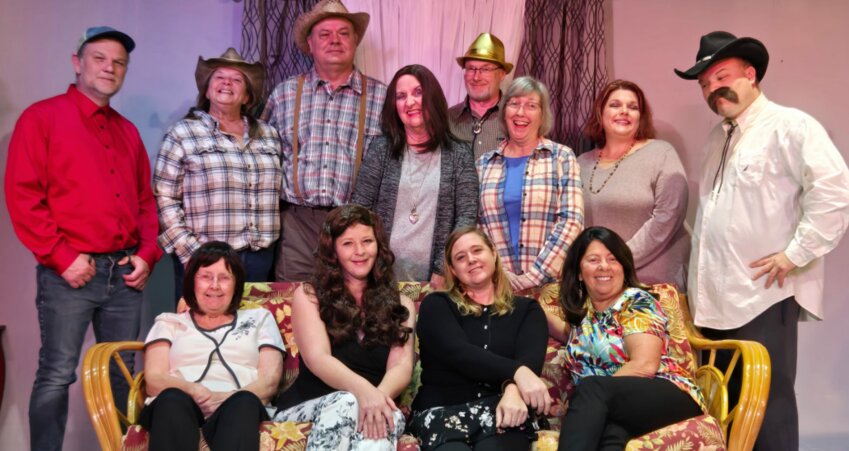 The cast of the Circle Theater's “The Red Velvet Cake War."