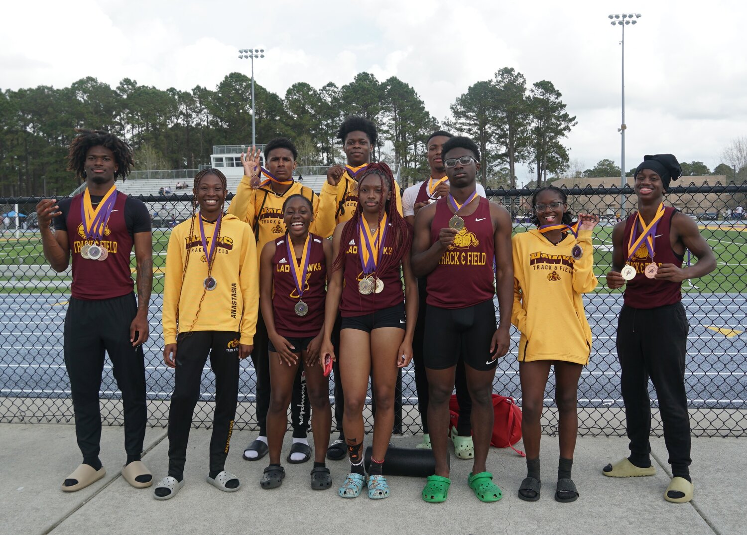 The Hawks Track and Field team had a great showing and earned several medals at the Marwin Kline Invitational.