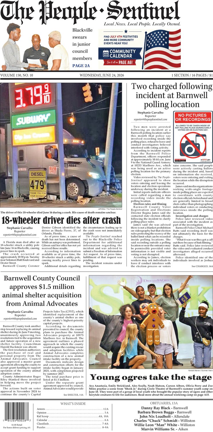 E-Editions - The People Sentinel