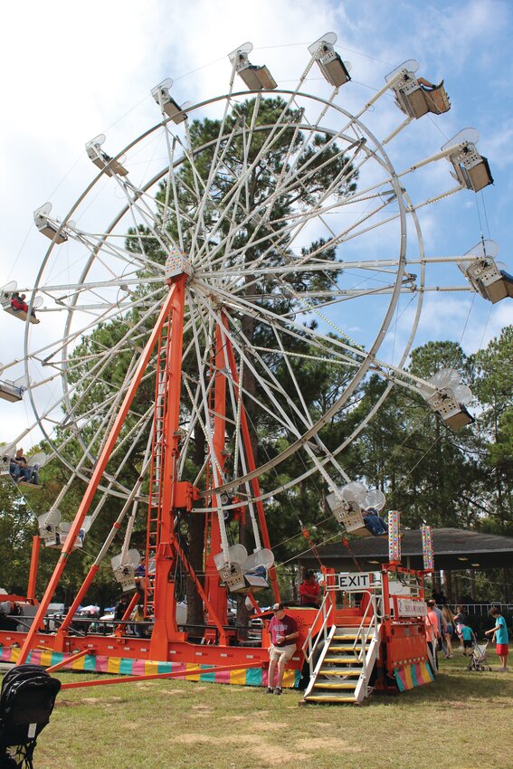 The Ferris Wheel is one of the many rides available at the Tyler County Fair.