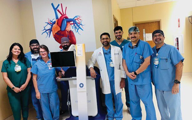 (l-r) April Snider, Carlos Maldonado, Ashley Alexander-Bryant, Jose Carvajal, Dr. Subramanya Venkata, Solomon Sasa, Alejandro Sanchez and Jarrad Grumbles. 
Courtesy photo