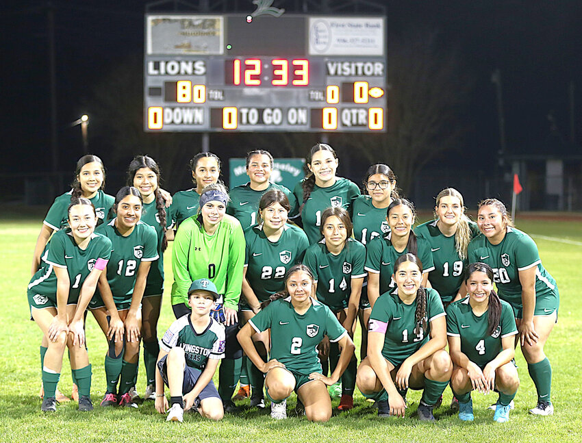 Livingston defeated East Chambers 8-0 Friday night at Lion Stadium