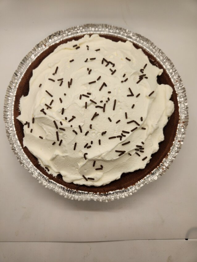 "Bottle of Wine Chocolate Pie"