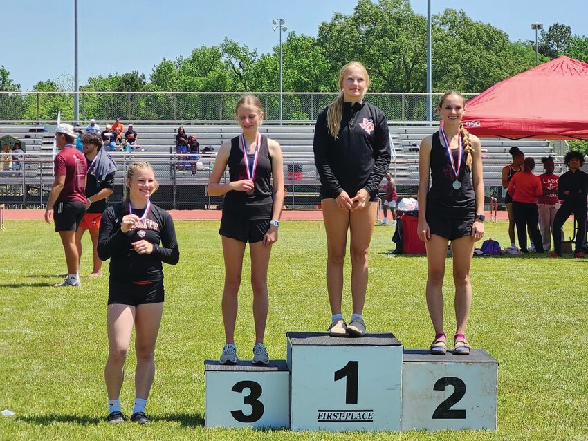 Coldspring’s Tess Phillips claimed the gold in the pole vault.