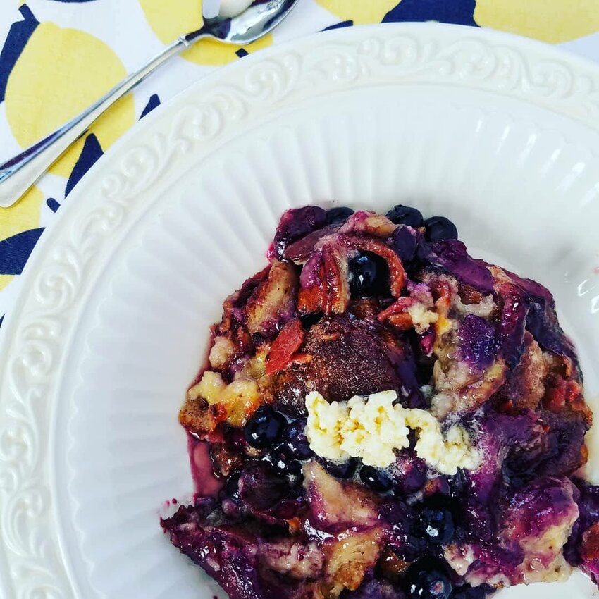 Lemon Blueberry French Toast Bake
