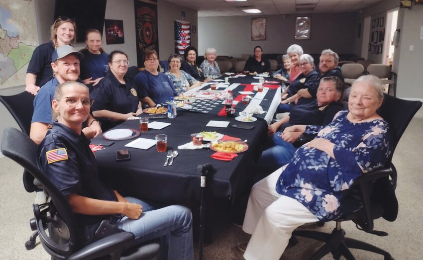 Coldspring VFD hosted members of Women’s League for dinner.