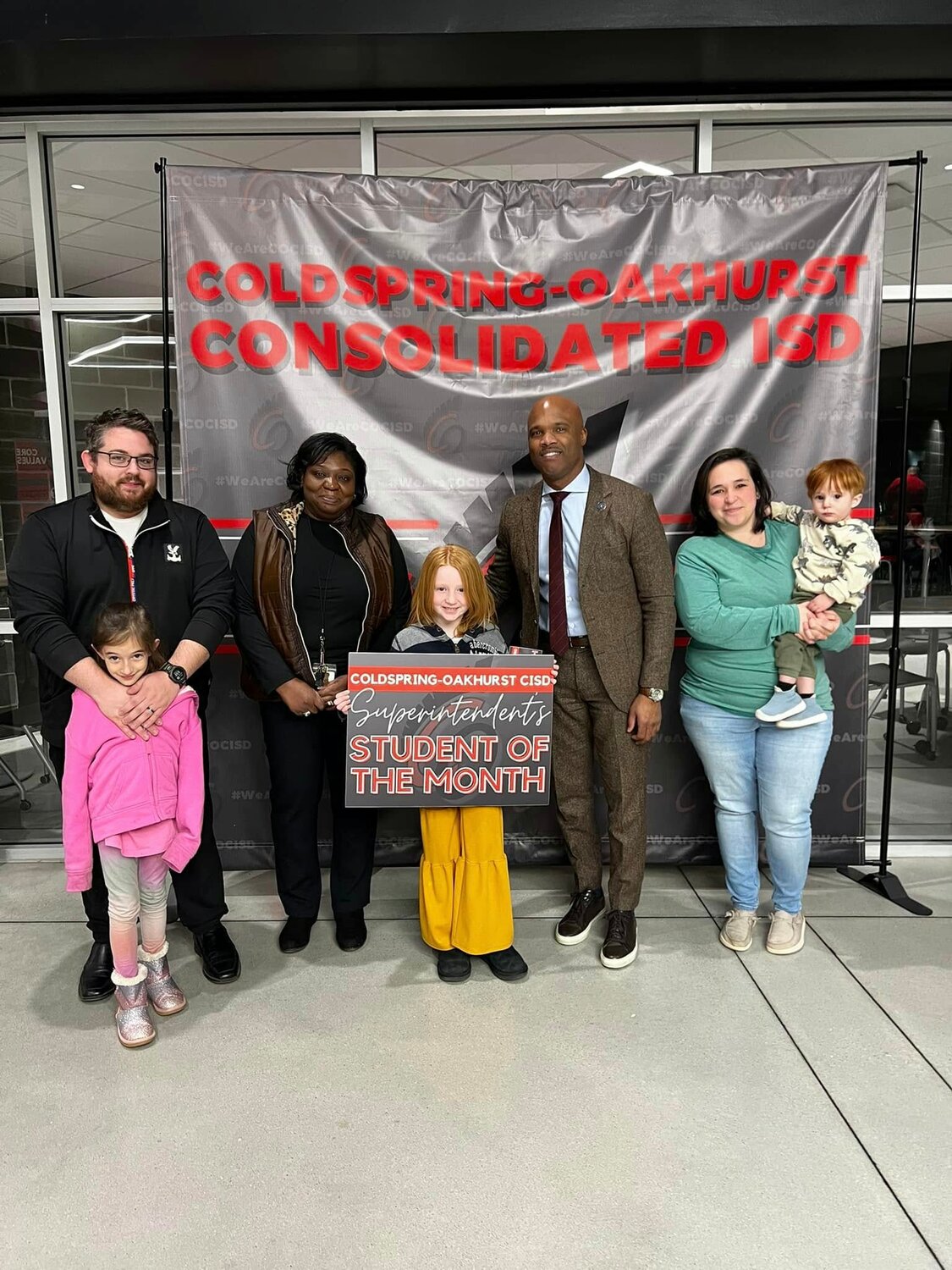 The COCISD Intermediate School Superintendent’s Student of the Month is Rebecka Swan.