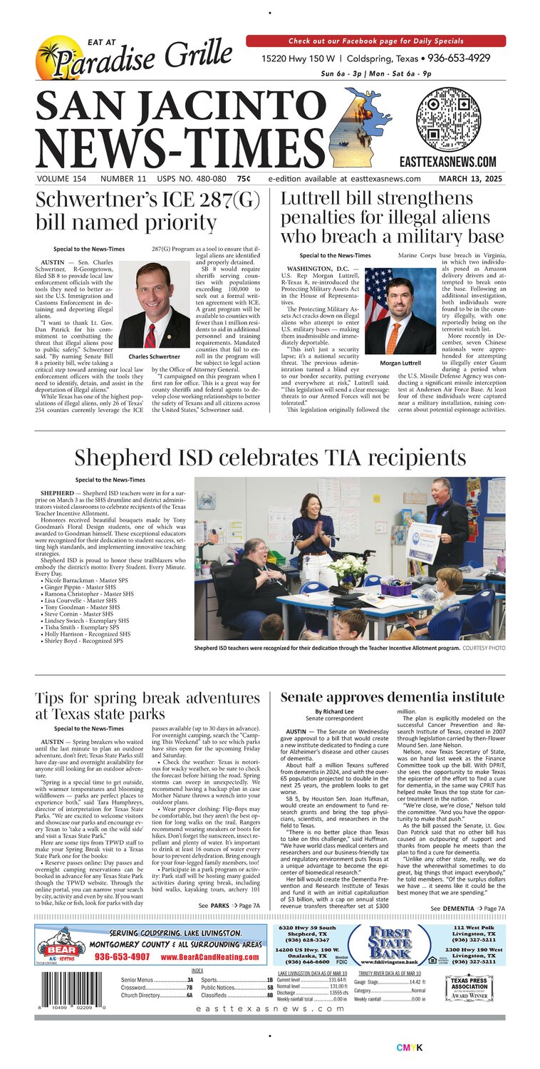 San Jacinto News-Times, Thursday, March 13, 2025