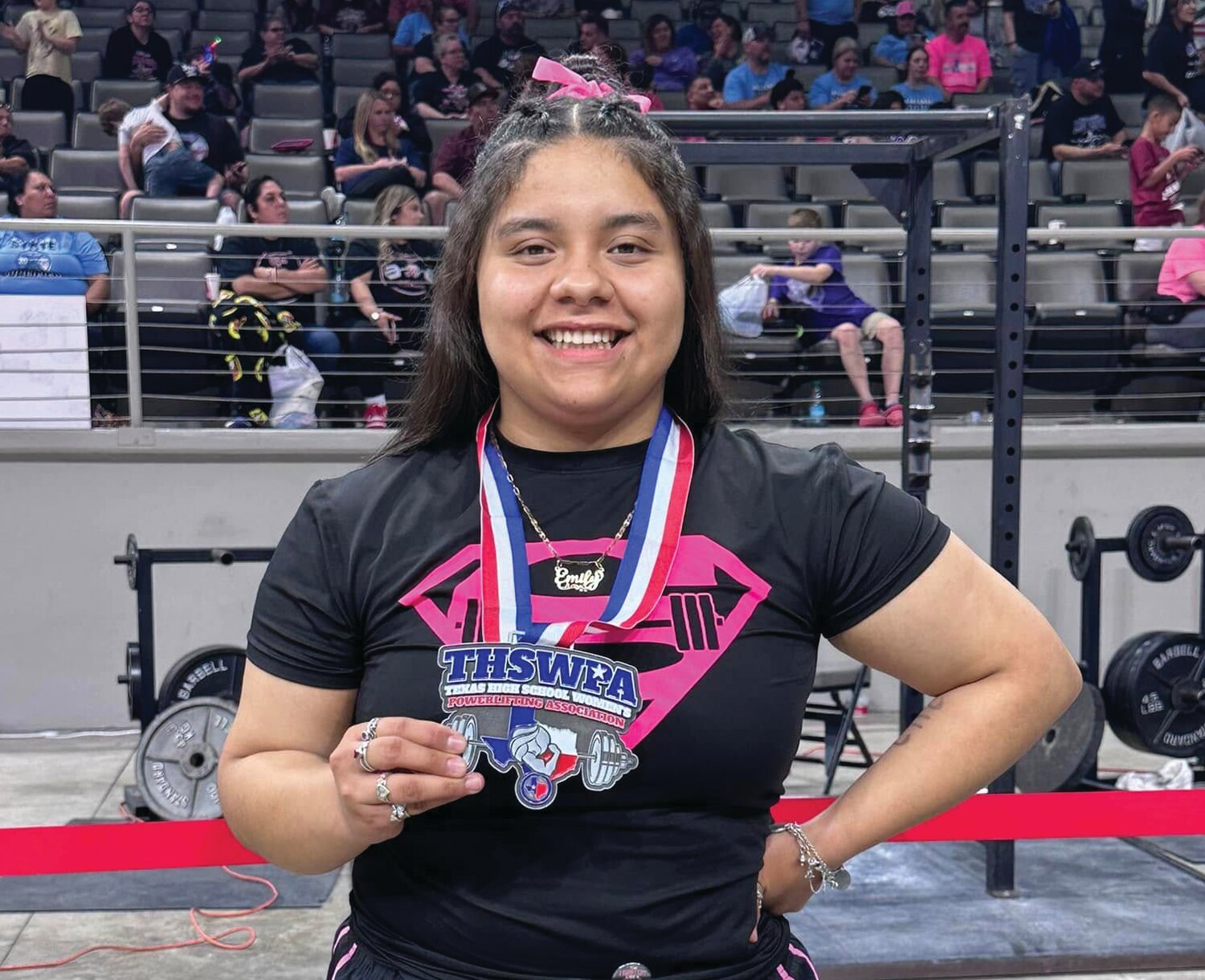 Emily Gonzalez of Shepherd nabbed second place at the 4A Division 2 State Tournament.  COURTESY PHOTO