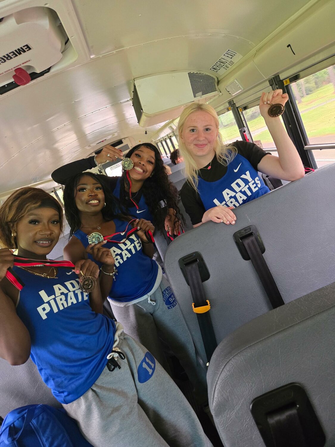 The Shepherd 4x200-meter relay team took second at the recent Hull-Daisetta track meet.