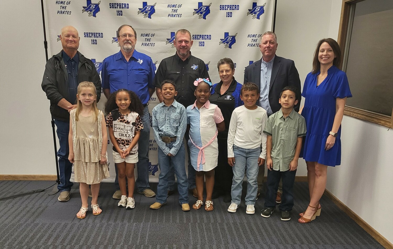 The Shepherd ISD Board of Managers recognized UIL Academic contest participants at the Thursday meeting.
