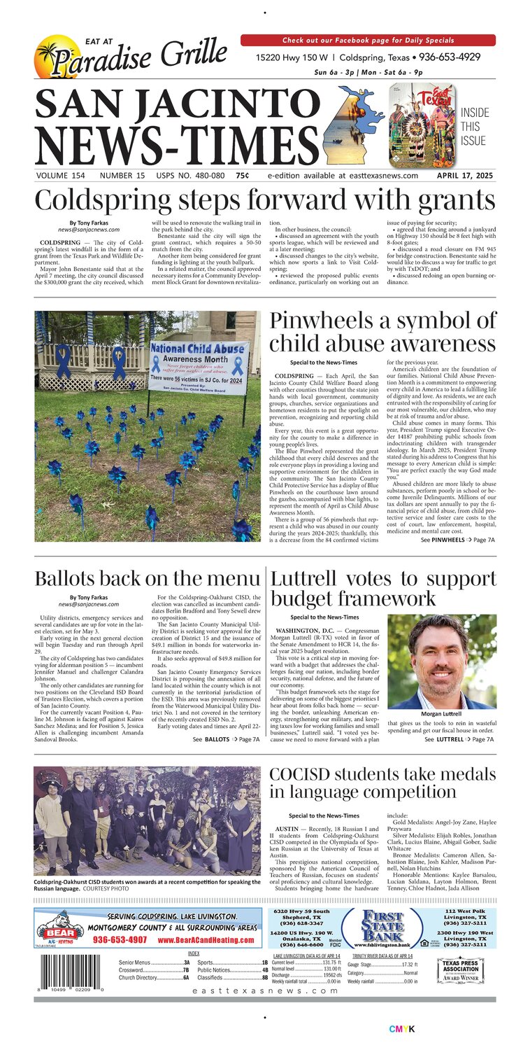San Jacinto News-Times, Thursday, April 17, 2025