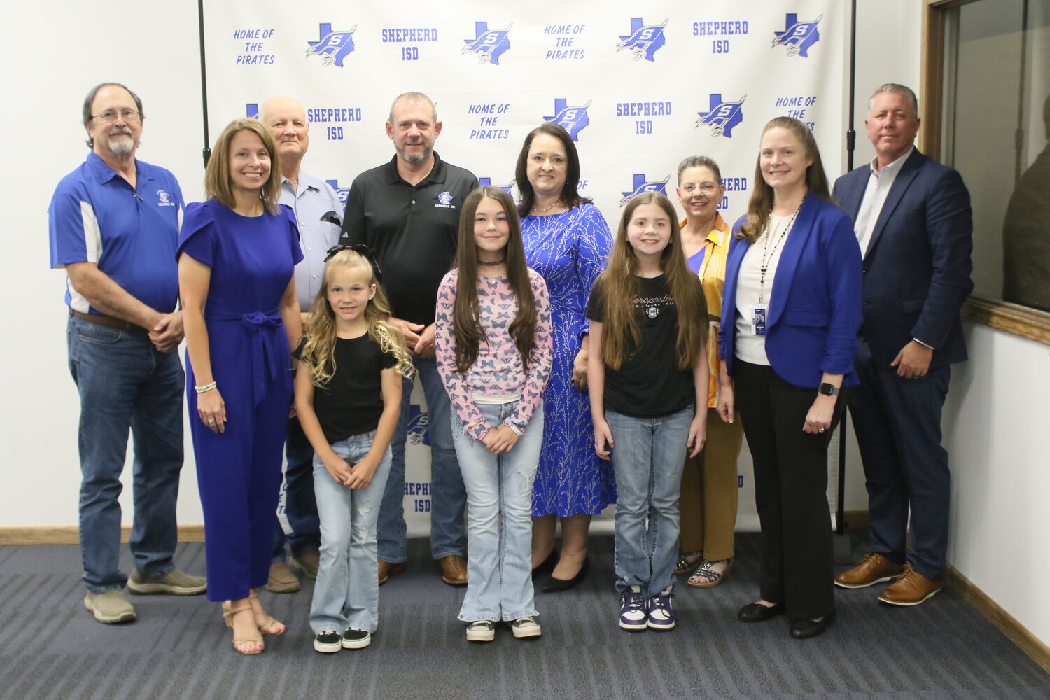 The Shepherd ISD Board of Managers honored the Middle and Intermediate Schools Capture Kids’ Hearts essayists and their pieces on integrity.