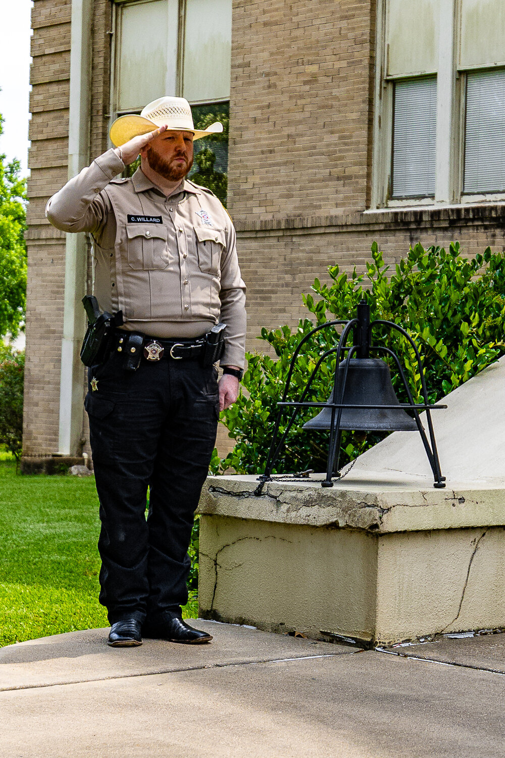Four ringing chimes sounded throughout San Jacinto County for the four law enforcement officers honored on May 15.