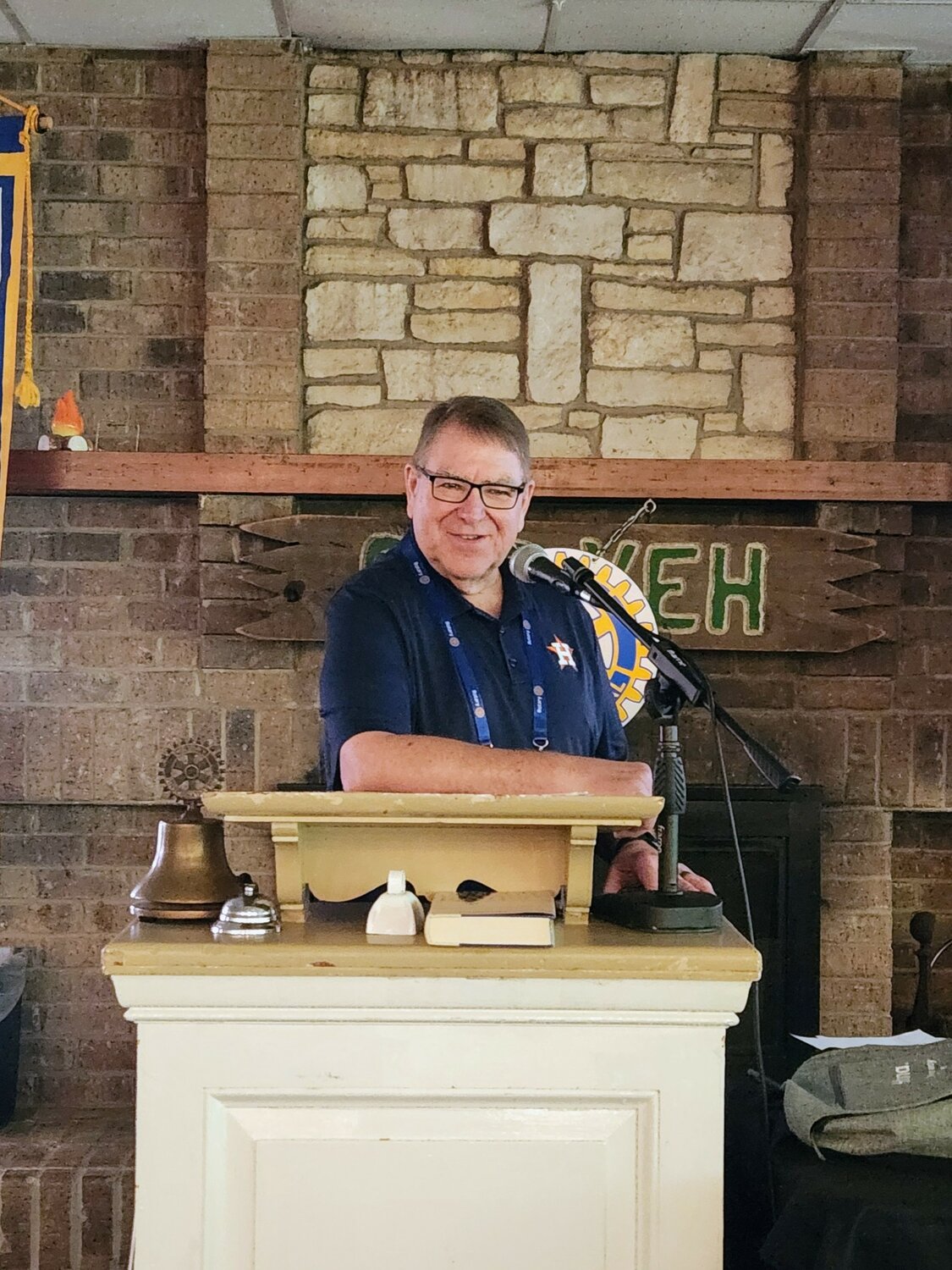Service club hears about international convention