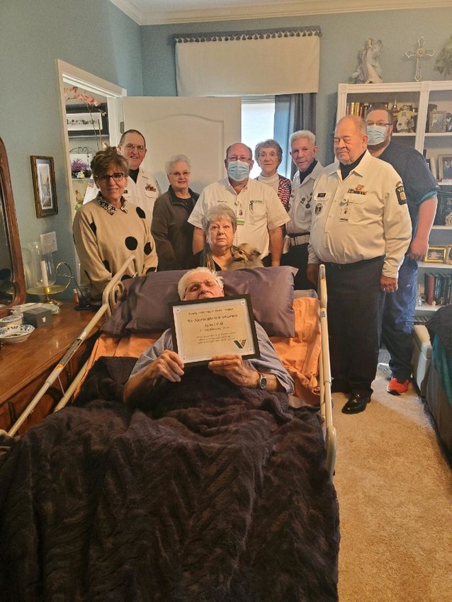 Ozarks Healthcare At Home: Hospice recently honored Richard &ldquo;Dick&rdquo; Dold of West Plains for his military service with a &ldquo;We Honor Veterans&rdquo; ceremony.