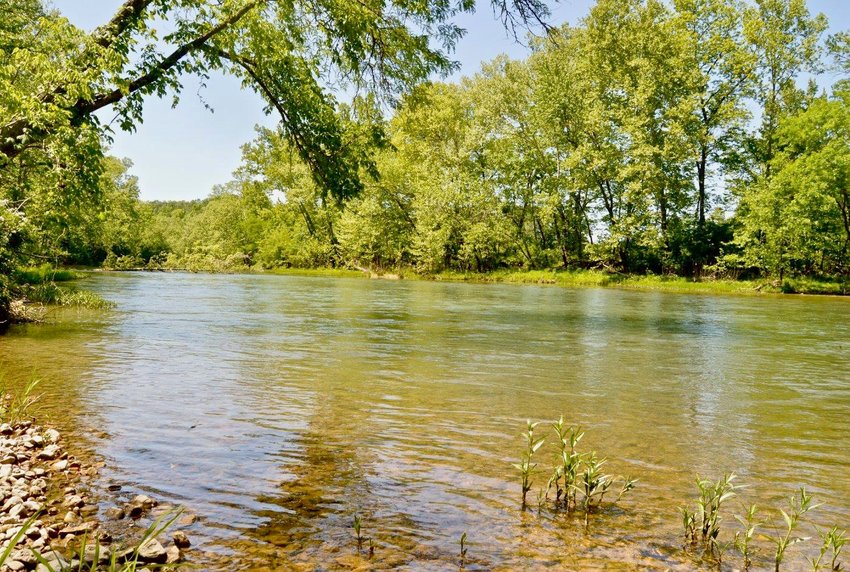 This 2016 file photo shows the Eleven Point River as seen from the easement on property purchased by Missouri Department of Natural Resources from the Buildings 4 Babies Foundation. The land was purchased by former Gov. Jay Nixon&rsquo;s administration for use as the Eleven Point State Park, and MDNR took ownership shortly after this photo was taken. The use of the land, or a portion of it, has been subject to legal challenges since, with an appeals court ruling issued last month upholding MDNR&rsquo;s initial plans and overturning a local court ruling.