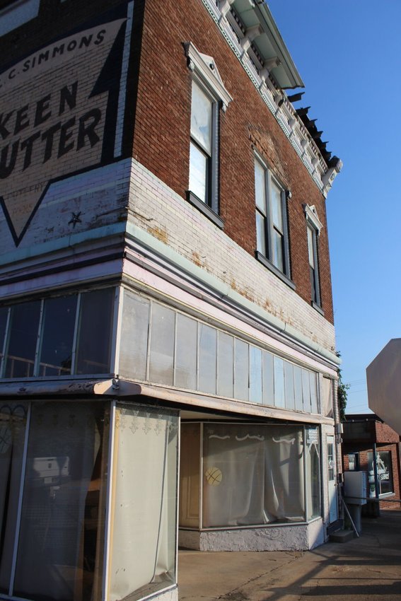 Main Street Willow Springs is working to preserve and improve the historic building at the corner of Main and Center streets in Willow Springs. The two-story building bearing brick walls with timber floors was constructed in the 1890s.