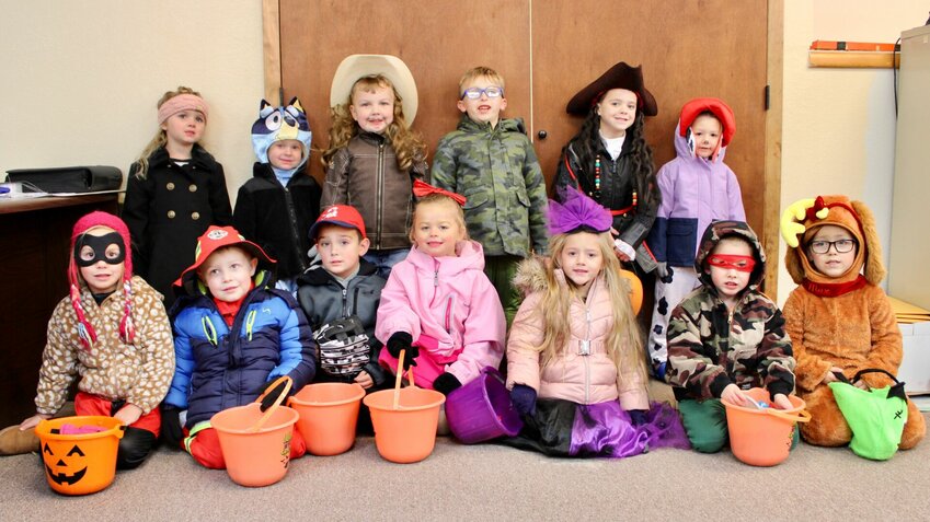 The children of Friendship Circle daycare, housed in the First United Methodist Church, 503 W. Main St. in West Plains, stopped by the Quill on Tuesday while making the rounds around the square to practice some early trick-or-treating. Costumes included a bull rider, firefighter, &quot;Max&quot; from How The Grinch Stole Christmas, Captain Jack Sparrow and some glamour girls.