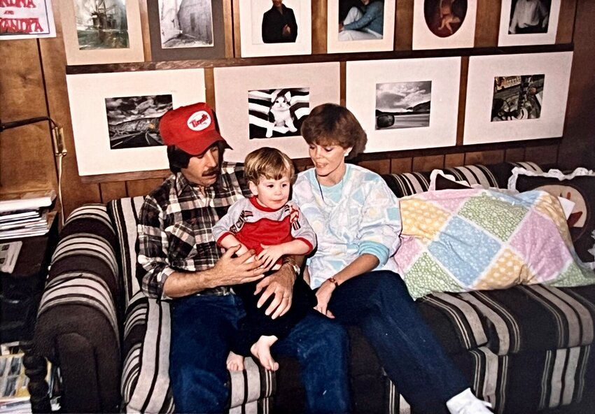 Quill General Manager, Chris Herbolsheimer, with his parents Chris and Linda, Thanksgiving 1987.
