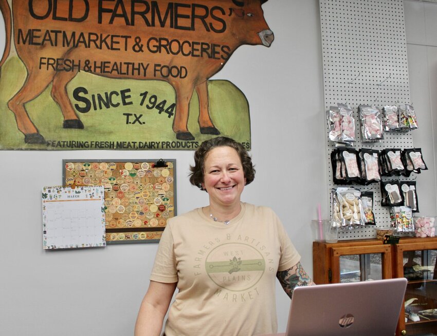 The West Plains Farmers and Artisans Market is now open for business, offering locally-sourced meats, grab-and-go meals, honey, vanilla extracts, breads, seasoning mixes, teas, kombucha and kraut, and candies and snacks. The store also stocks health and beauty items like soaps, bath salts, tinctures and salves, plus handcrafted items like candles, pottery, T-shirts and yarn. Products will be provided by about 30 vendors by April 1, owner Amber Stanley said, including Angry Sheepdog Studio, BackPost Crochet, Crystal Infusions, Dirt Road Diva Leather, Ellen Martin Pottery, Emerald Honey, Falling Spring Farm, Foodie's Fare, Heritage Coffee Roasters, Garden Worx, Get To the Point, Grateful Acres Farmstead, Just Bloom Boutique, Legler Stained Glass, Lit Candle Company, Morrison Family Farms, Naked Chicks Pasture, Our Daily Bread Baking Company, Ozark Donuts, Persimmon Ridge, Poulette Farms, Pure Beth, Ron's Microgreens and More, Rustic Waters Homestead, Sarah's Kitchen, Secret Springs Farm, Split Maple Homestead, Sullana Farm, The Fragrance Apothecary, and Wilmac Sweets. Hours are 10 a.m. to 5 p.m. weekdays at 222 W. Main St. in West Main Plaza. Stanley said she plans to host outdoor vendor events in the near future. Call 417-257-8679 or find the business on Facebook at &ldquo;West Plains Farmers &amp;amp; Artisans Market.&rdquo;
