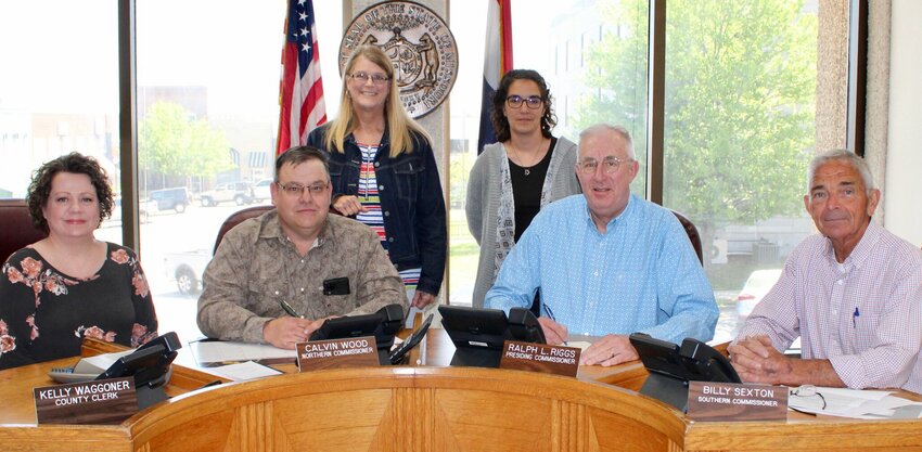Howell County Commissioners met with Christos House Domestic Violence Services representatives during a recent regular meeting and declared April Sexual Assault Awareness Month in Howell County. The action is meant to bring attention to the prevalence of sexual assault in the area and nationwide, and remind victims of available legal, medical and mental health recovery resources, including Christos House. The nonprofit organization provides guidance to survivors of domestic violence and sexual assault. The proclamation says, in part, that statistics show 1 in 3 women and 1 in 6 men will experience some form of sexual violence with physical contact during their lives. The commission reaffirmed their commitment to &quot;reducing sexual violence in Howell County through prevention education, increased awareness and holding perpetrators who commit acts of violence responsible for their actions.&quot; The Christos House Hotline number is 800-611-5853, or dial 911 in an emergency. Seated, from left: County Clerk Kelly Waggoner, Northern Commissioner Calvin Wood, Presiding Commissioner Ralph Riggs and Southern Commissioner Billy Sexton. Standing are Christos House Outreach advocate Kenya Cook, left, and shelter advocate Tommie Hagen.