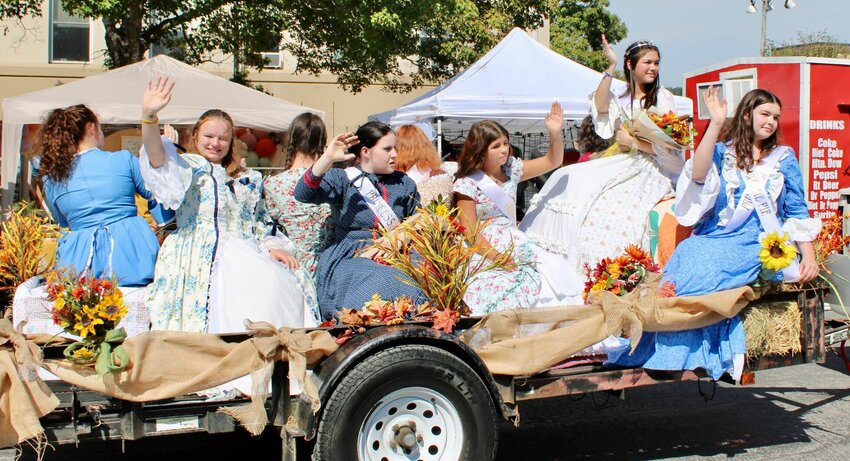 The Princess Pageant is a time-honored tradition of Gainesville's Hootin an Hollarin Festival, in its 63rd year. The three-day Ozark County celebration of regional history and culture also includes outhouse and bed races, calling contests and plenty of music. On the final day of the festival, the Big Parade rolls out Saturday afternoon with floats carrying people wearing their best country garb.