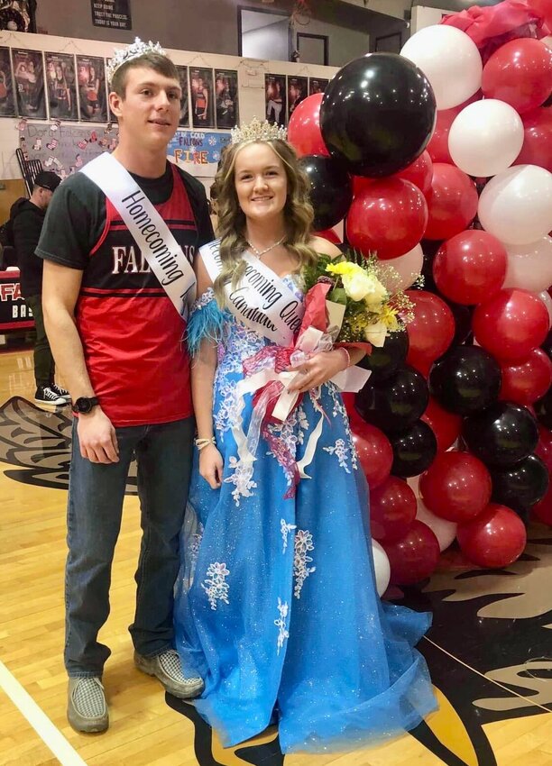 Dora High School recently celebrated its homecoming, crowning seniors Kiera Vannada and Cade Nold as queen and king. Coronation was held Jan. 31. Vannada, a 2021 graduate of Howell Valley School in West Plains, is the daughter of Brad and Ashley Vannada. Nold is the son of Shelby and Sheree Nold.