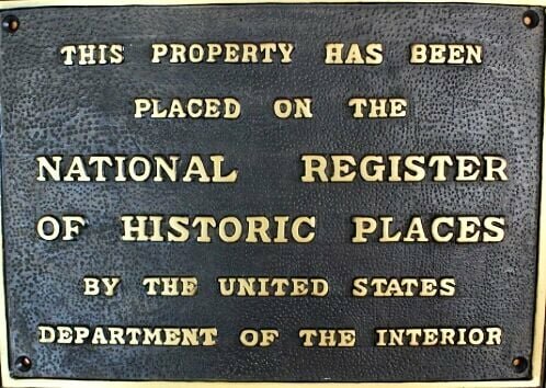 A plaque on the Lincoln Schoolhouse, 1400 E. Pony Thomas St. in West Plains, proclaims the former school building&rsquo;s placement on the National Register of Historic Places.