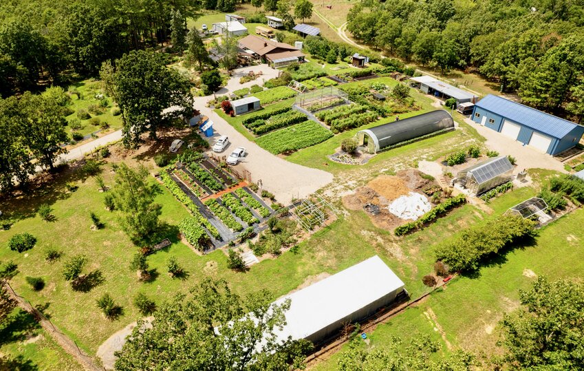 Maranatha Farm, 2985 DD Highway in Rover, sprawls across 53 acres of land and features everything from a Japanese mediation garden, to fruit trees and greenhouses.