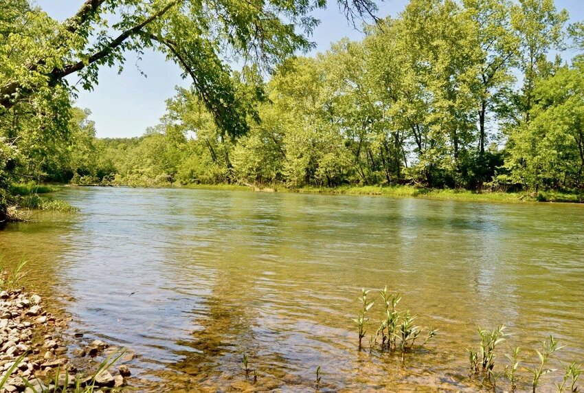 The Eleven Point River near Alton in Oregon County has a peaceful, serene ambience. 