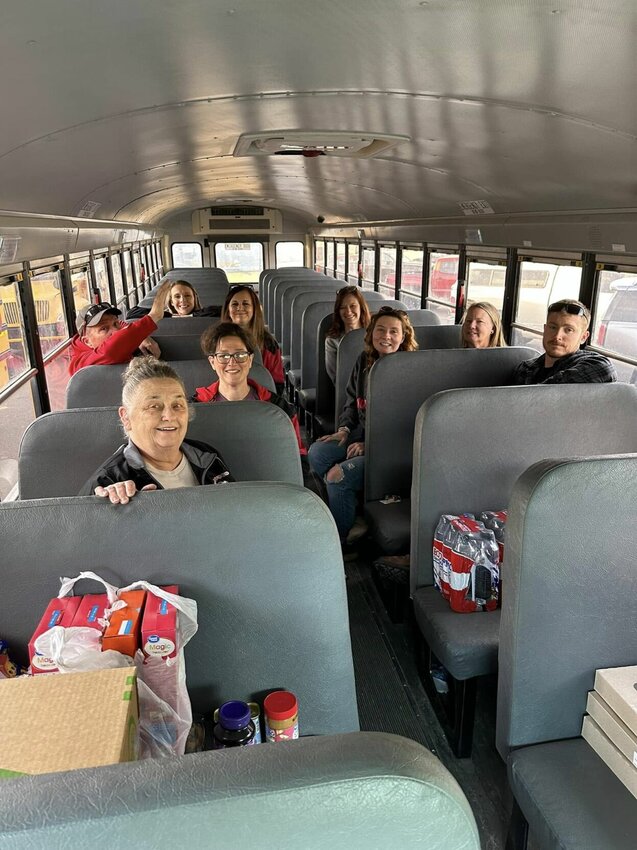 With school out of session due to a lack of power caused by Friday&rsquo;s storm, Glenwood School faculty and staff set out Tuesday to make deliveries of snacks and necessities to district students and their families.