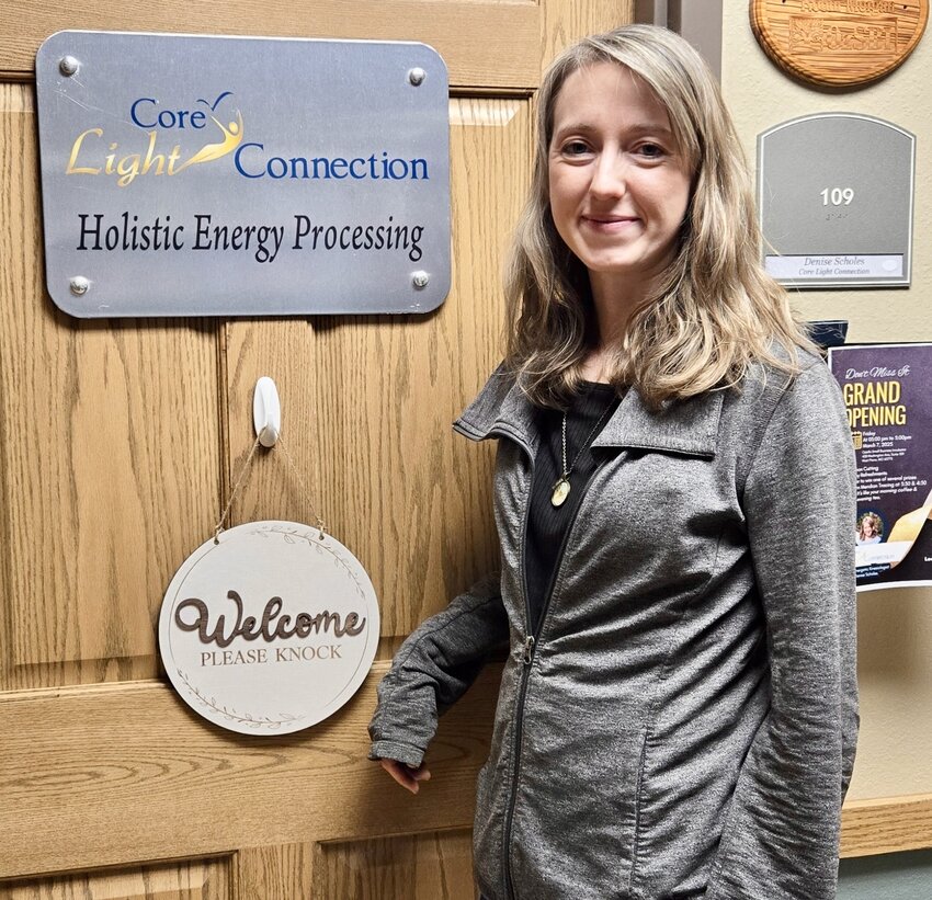 Neuroenergetic kinesiologist Denise Scholes is the latest entrepreneur to be welcomed to the Ozarks Small Business Incubator as the owner of Core Light Connection, the newest tenant. Scholes specializes in holistic energy processing services, using techniques such as emotional processing, chakra balancing and meridian balancing to support overall well-being. Her work focuses on helping individuals realign and connect their mind, heart, body, and soul with what she calls the inner core light, which she says often results in the relief of pain, stress and tension. In addition to her practice, Scholes is the co-author of The Complete Mindbody Dictionary, an A-Z guide that explores the intricate links between the mind, heart and body. More information about her book can be found at mindbodydictionary.com. To learn more about Core Light Connection, visit her website at corelightconnection.com or stop by her office at 408 Washington Ave, Suite 109, in West Plains.