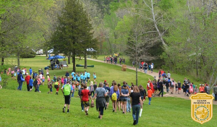 Students enjoy a day full of fun and educational activities at Alley Spring.